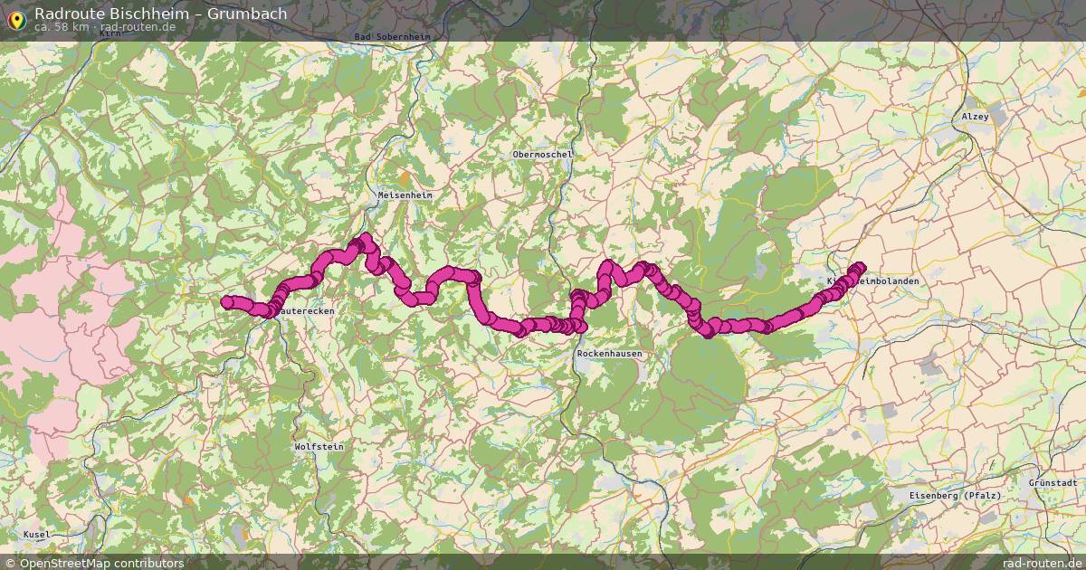 Fahrradroute Bischheim – Grumbach