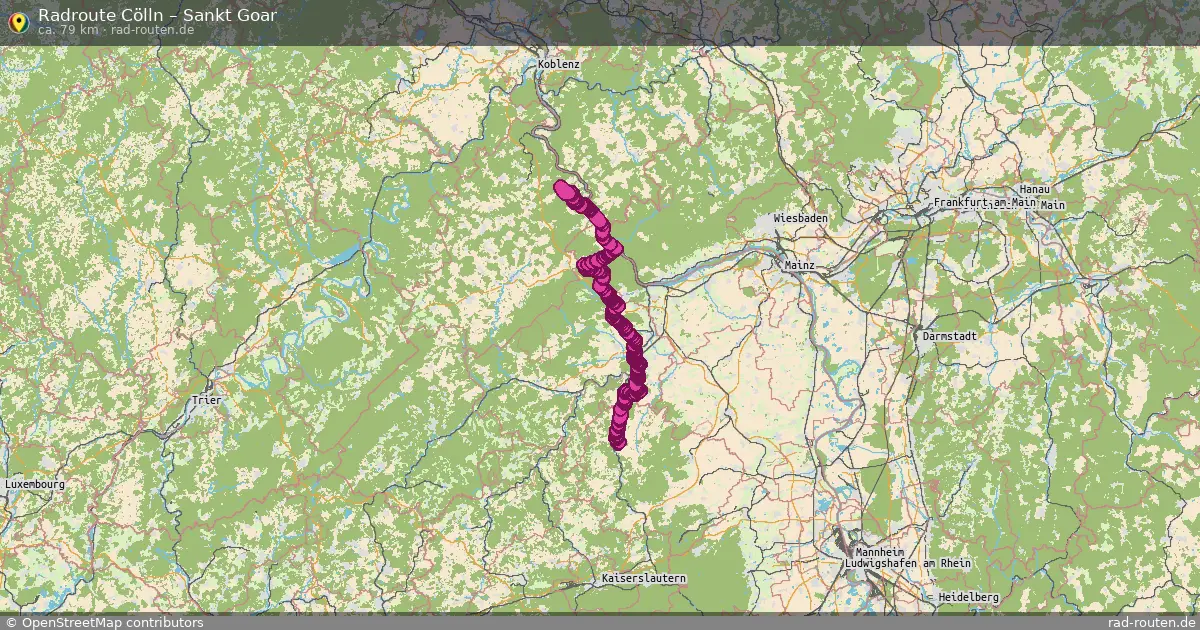 Radtour Cölln – Sankt Goar
