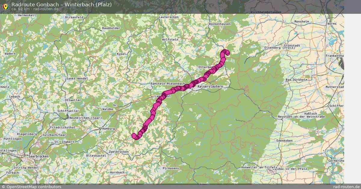 Radtour Gonbach – Winterbach (Pfalz)