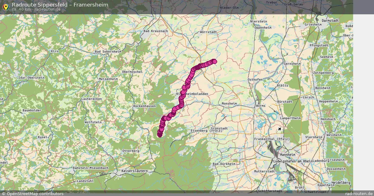 Radtour Sippersfeld – Framersheim