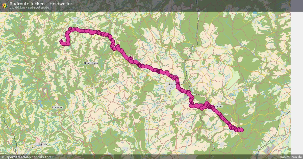 Radtour Jucken – Heidweiler
