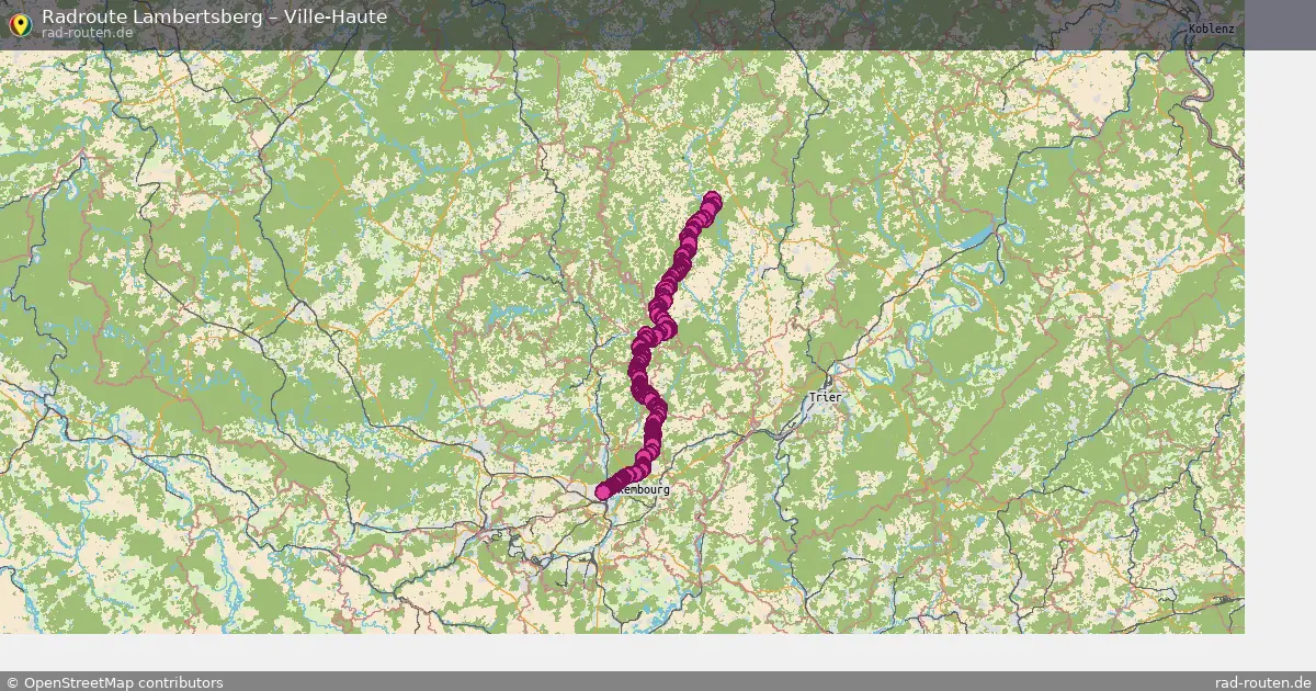 Radtour Lambertsberg – Ville-Haute
