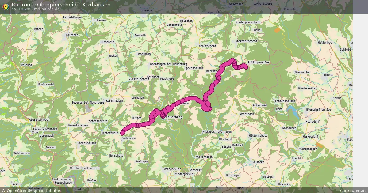 Radtour Oberpierscheid – Koxhausen