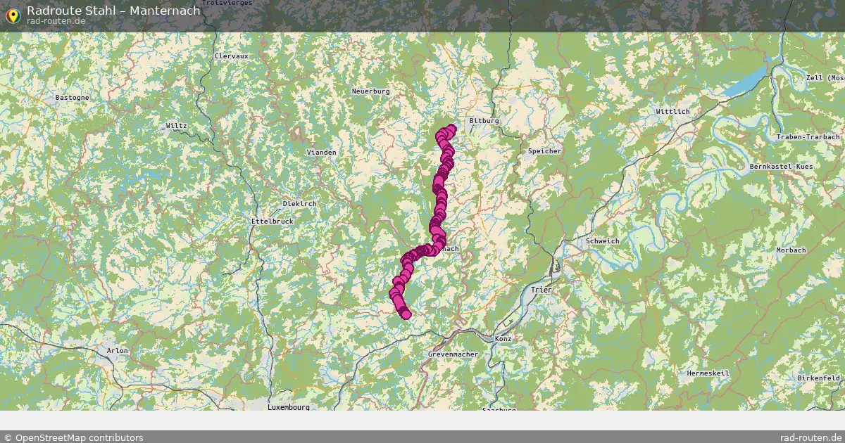 Radtour Stahl – Manternach