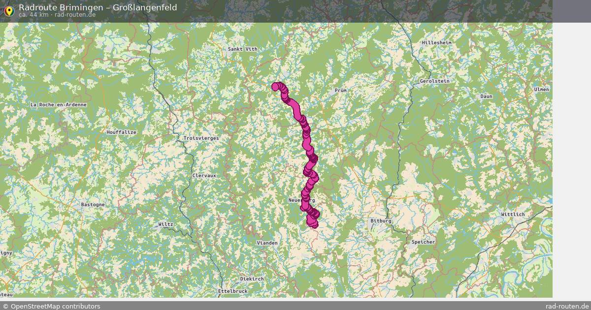 Fahrradroute Brimingen – Großlangenfeld