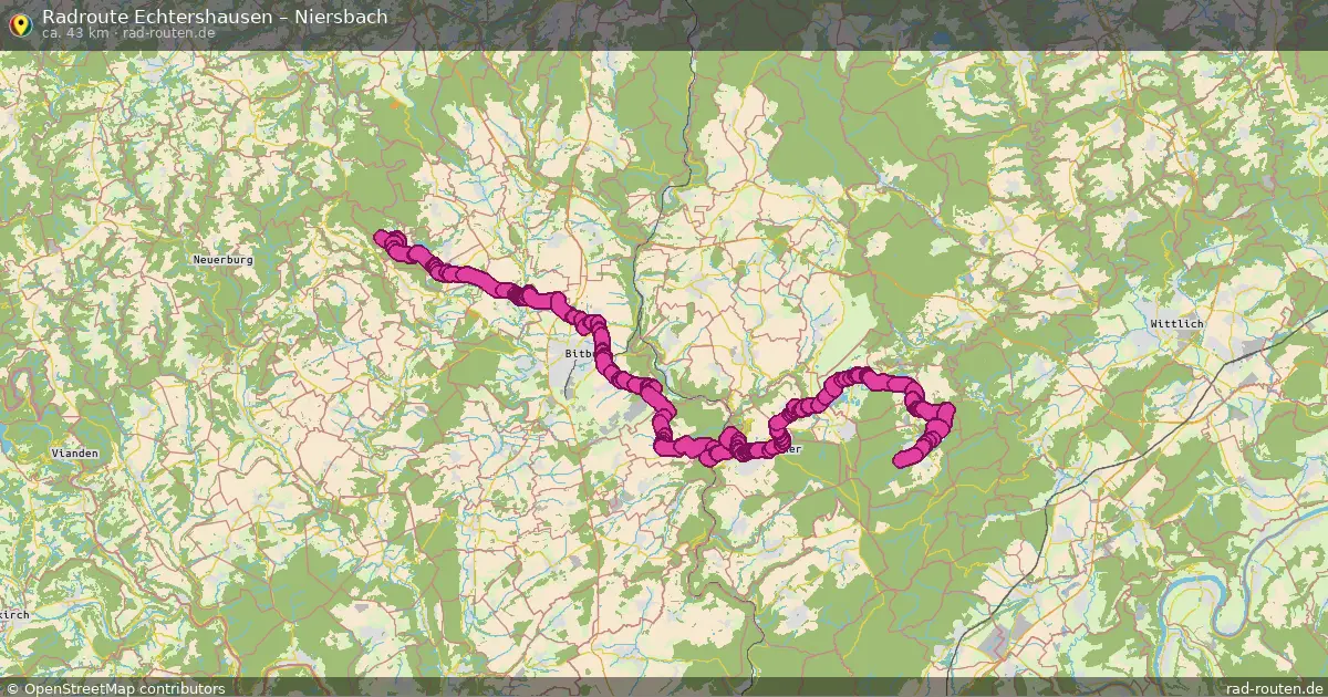 Radtour Echtershausen – Niersbach