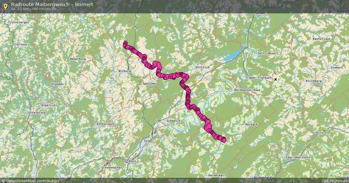 Radtour Malbergweich – Immert