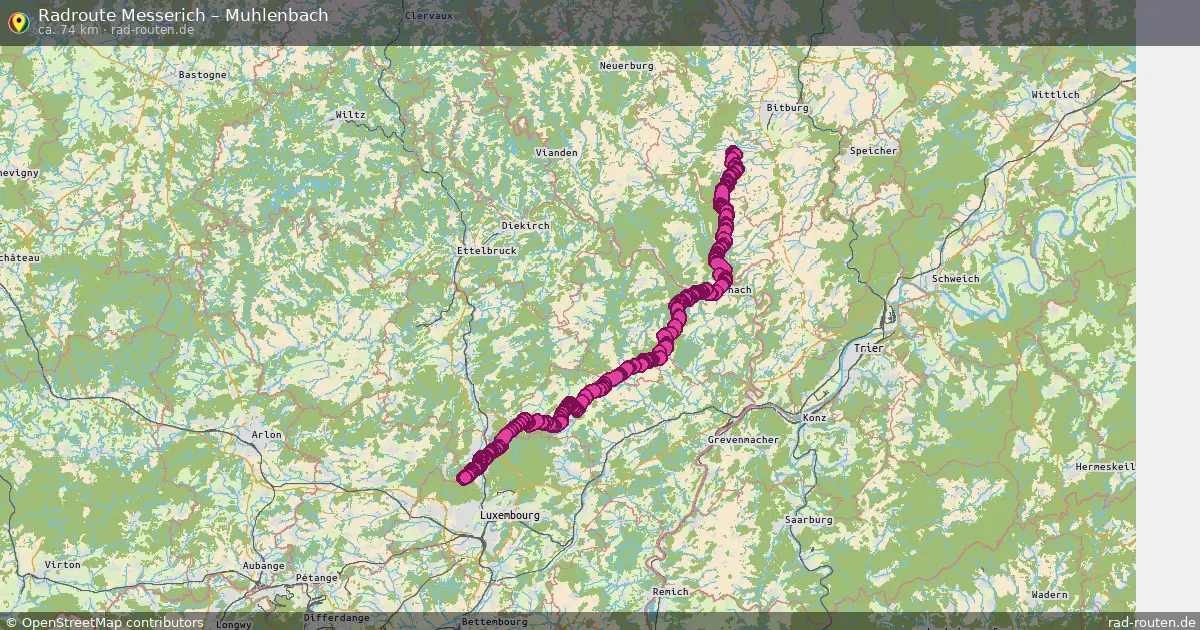 Radtour Messerich – Muhlenbach