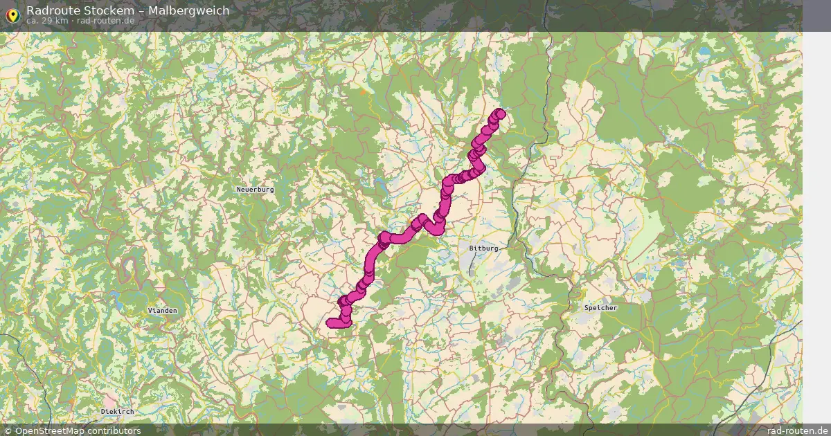 Radtour Stockem – Malbergweich