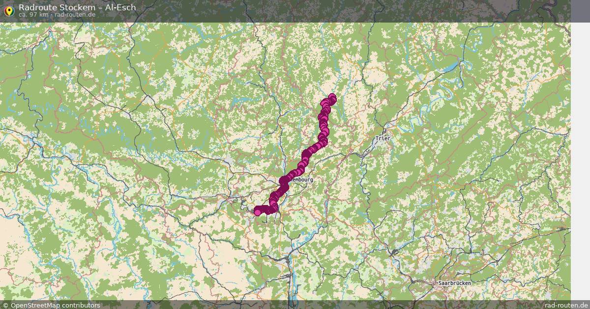 Fahrradroute Stockem – Al-Esch