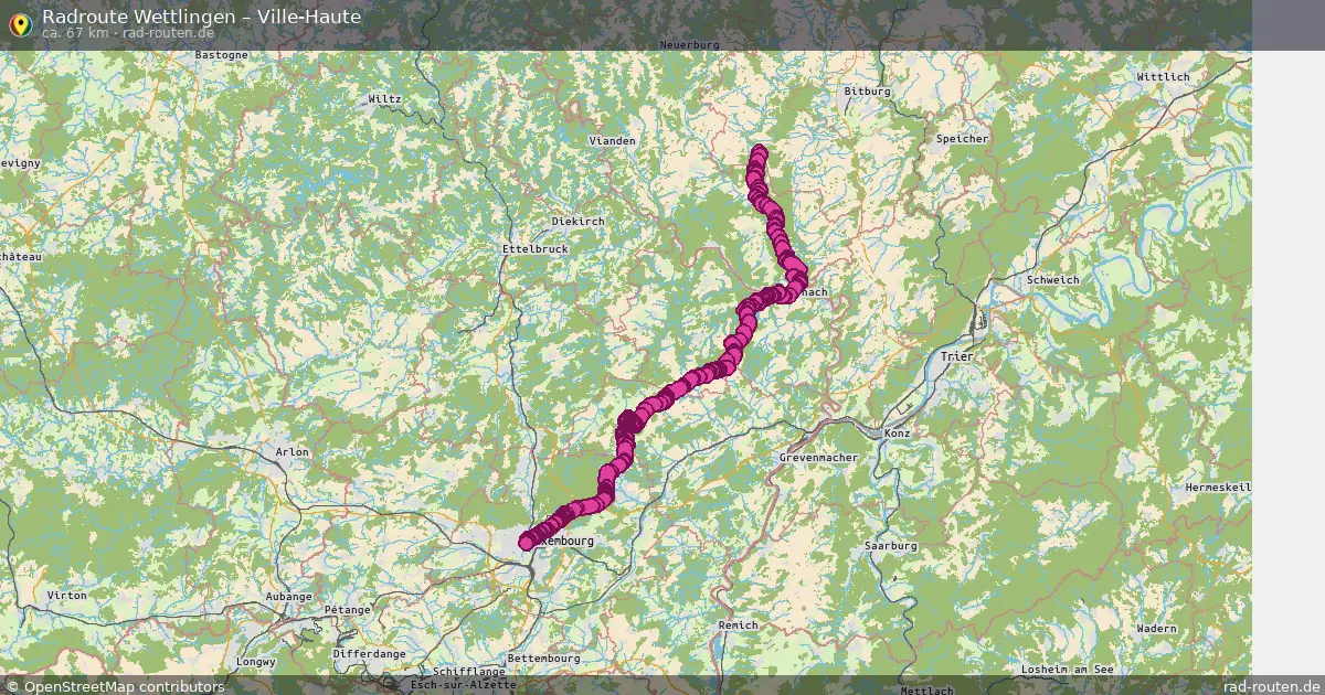 Radtour Wettlingen – Ville-Haute