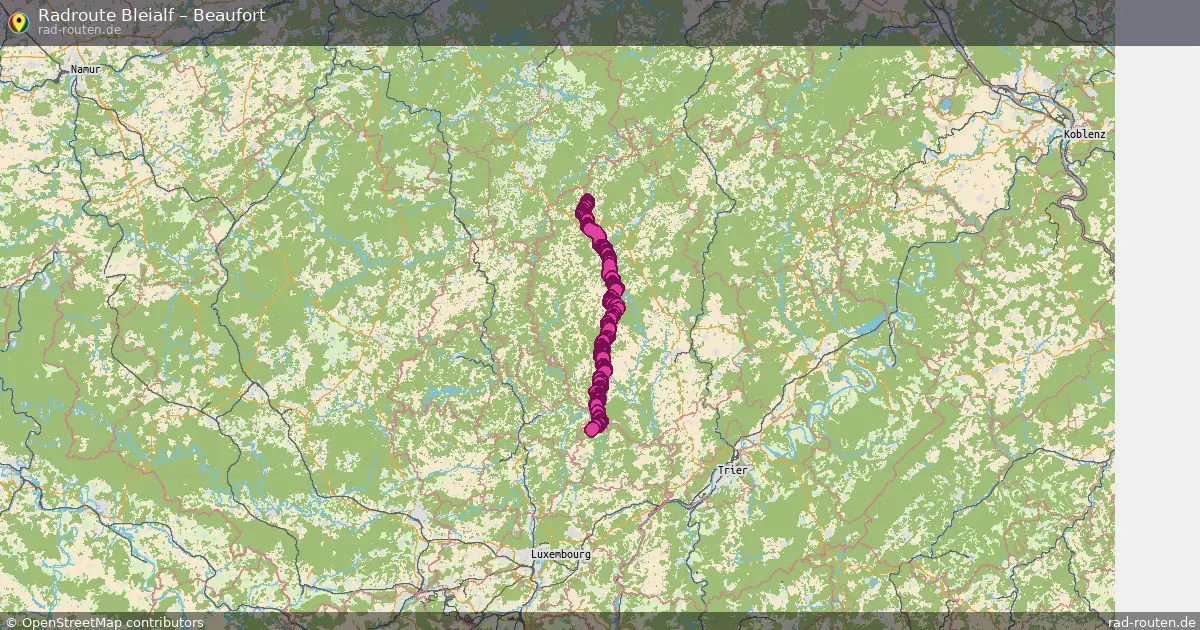Radtour Bleialf – Beaufort