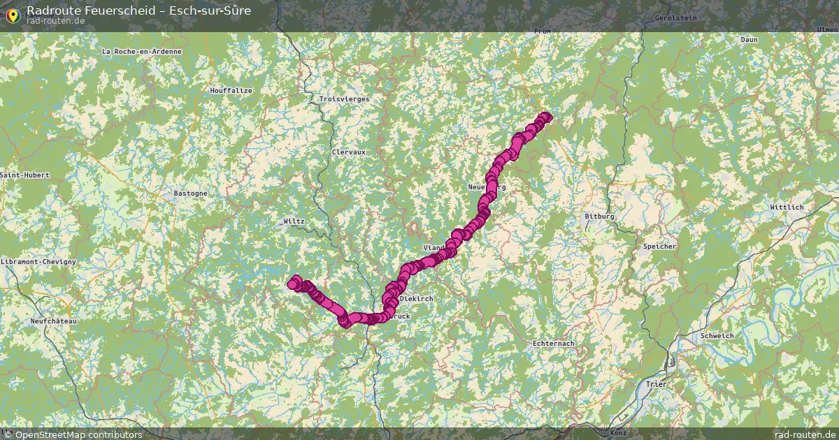 Radtour Feuerscheid – Esch-Sur-Sûre