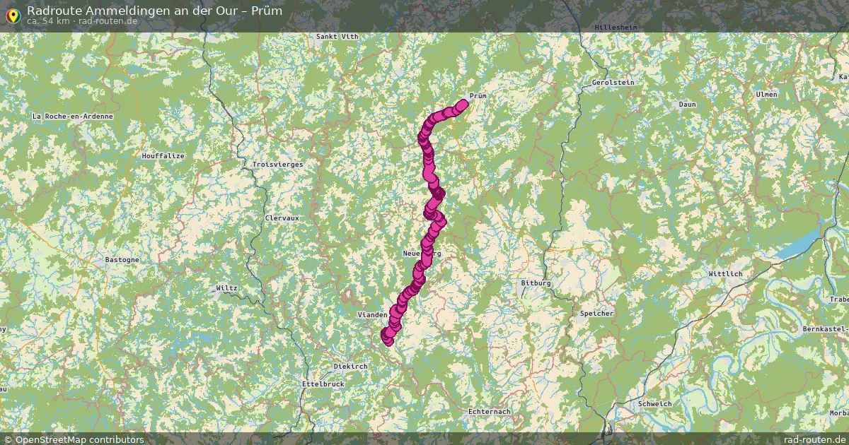 Radtour Ammeldingen An Der Our – Prüm