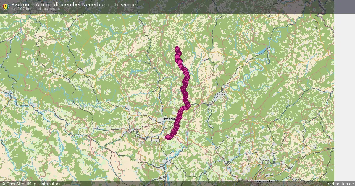 Radtour Ammeldingen Bei Neuerburg – Frisange