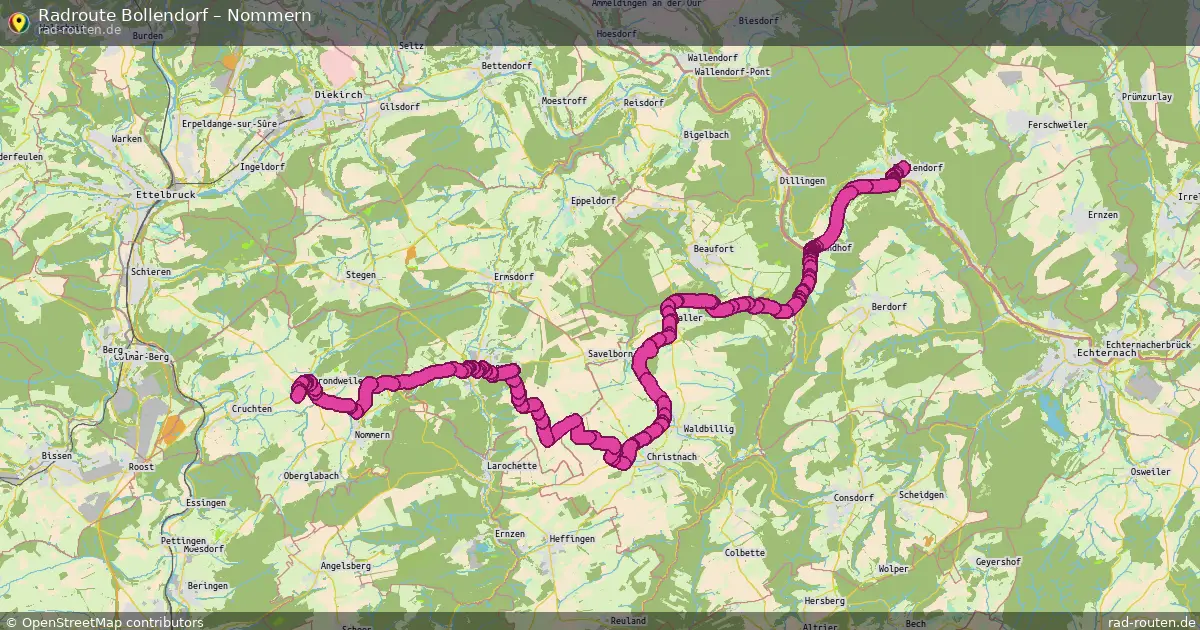 Radtour Bollendorf – Nommern