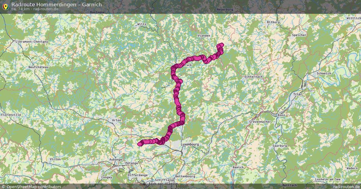 Fahrradroute Hommerdingen – Garnich