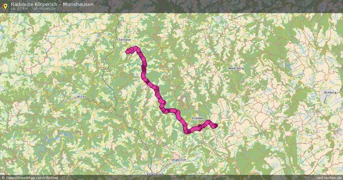 Radtour Körperich – Munshausen