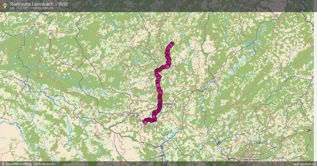 Fahrradroute Leimbach – Brill