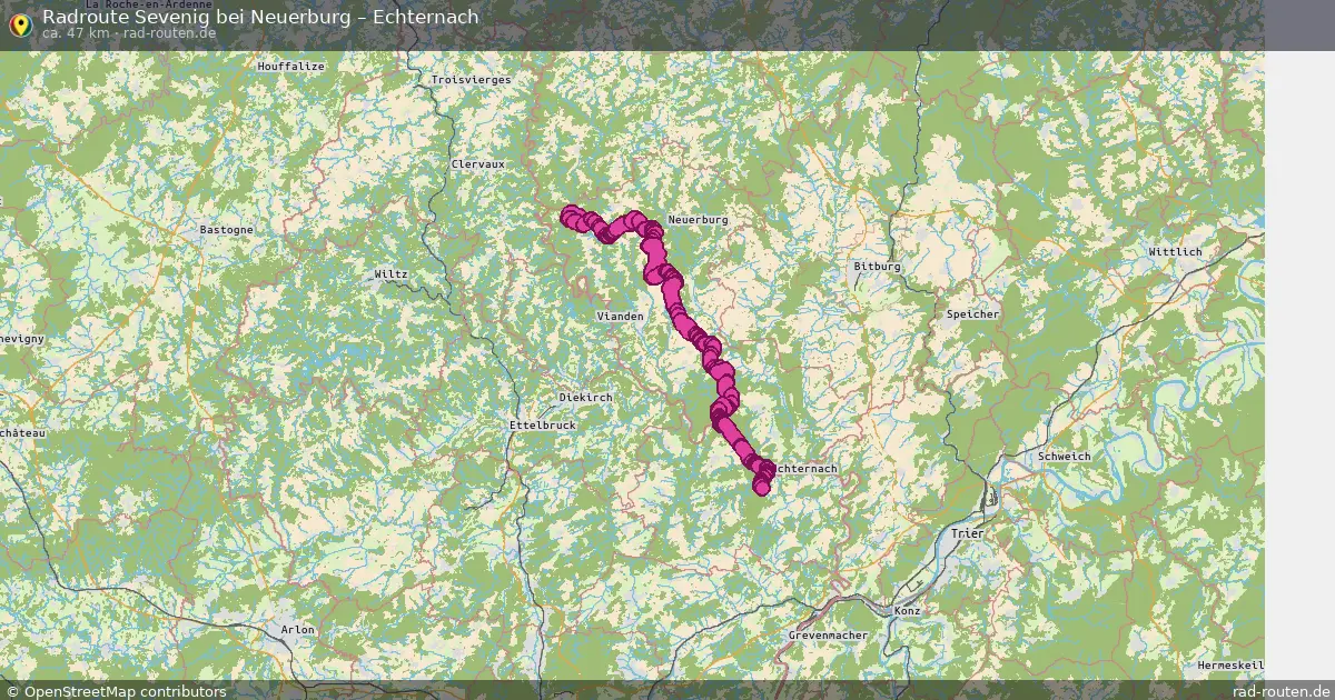 Radtour Sevenig Bei Neuerburg – Echternach