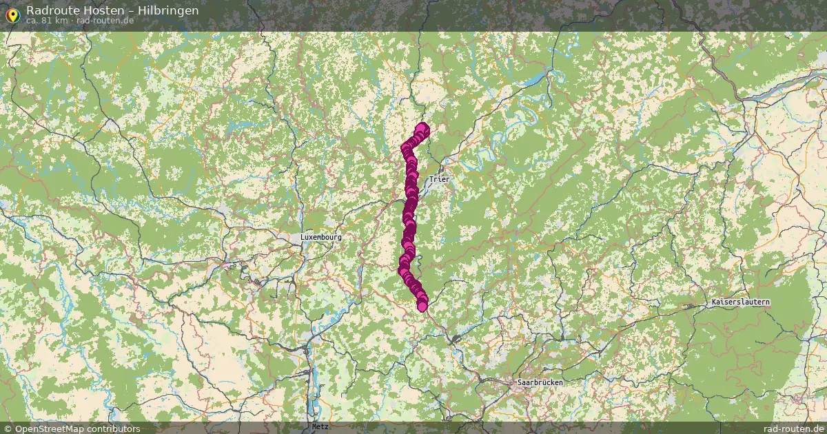 Radtour Hosten – Hilbringen