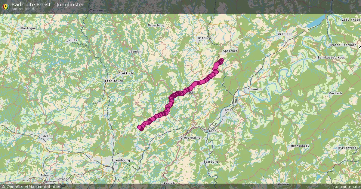 Radtour Preist – Junglinster