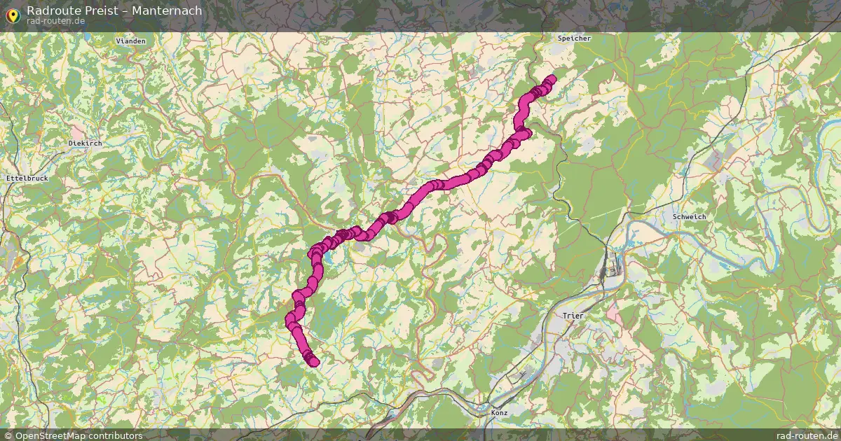 Radtour Preist – Manternach