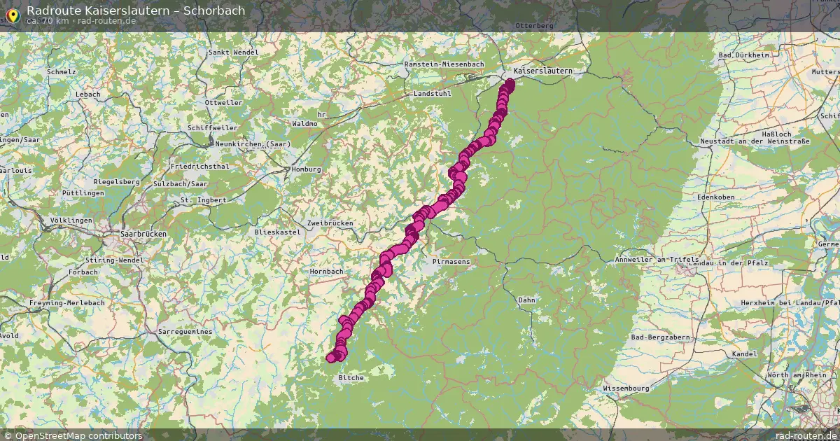 Radtour Kaiserslautern – Schorbach
