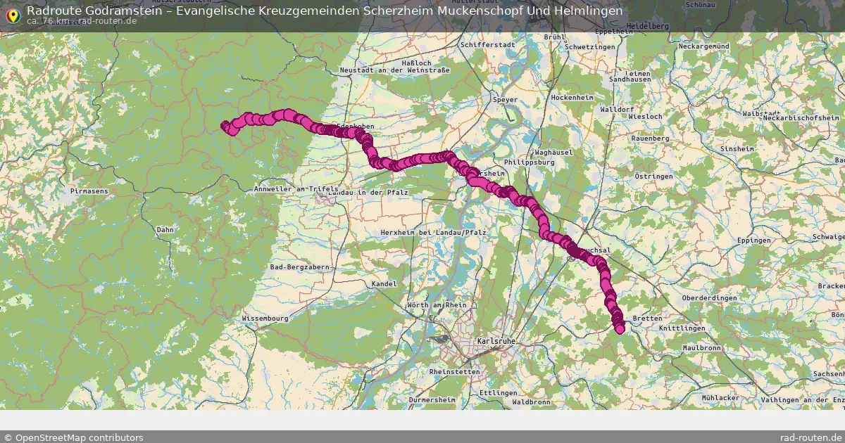 Radtour Godramstein – Evangelische Kreuzgemeinden Scherzheim Muckenschopf Und Helmlingen