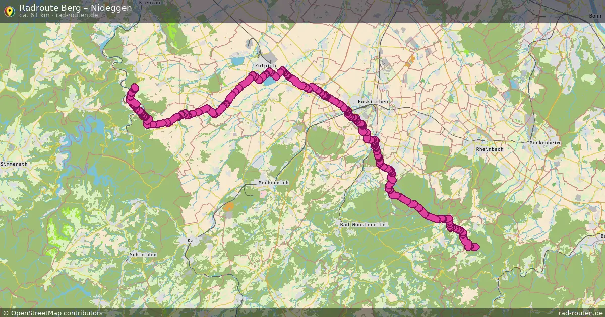 Radtour Berg – Nideggen
