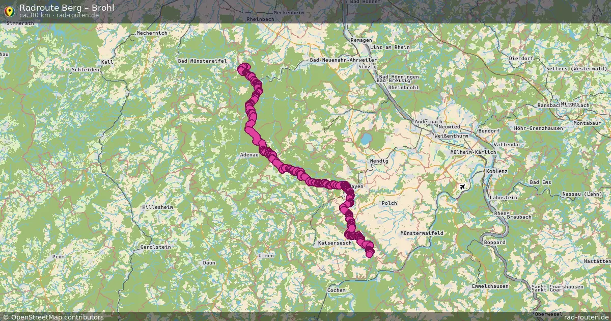 Radtour Berg – Brohl
