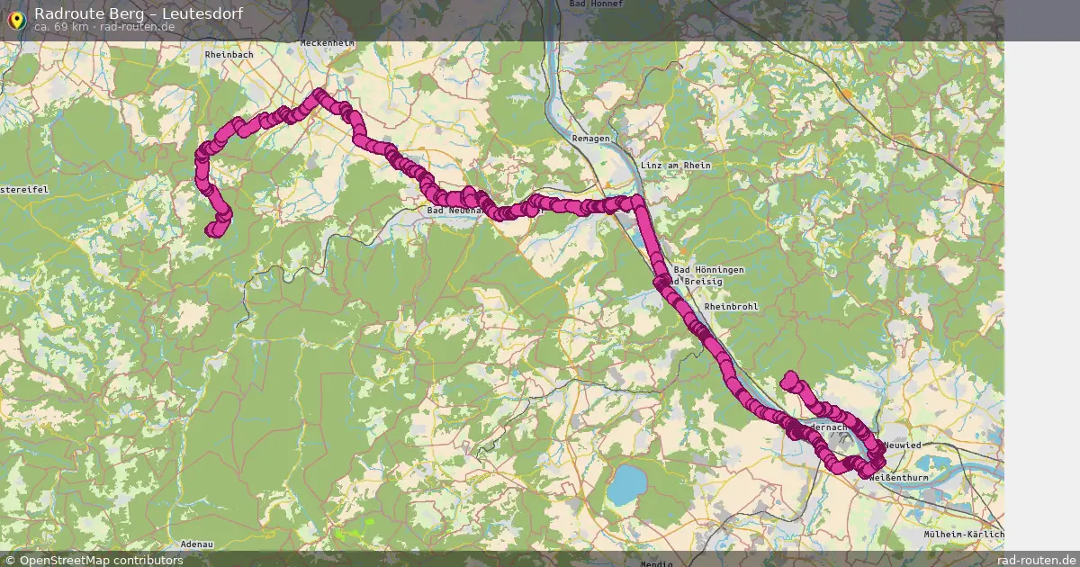 Radtour Berg – Leutesdorf