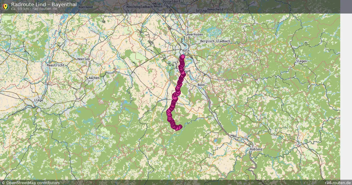 Radtour Lind – Bayenthal