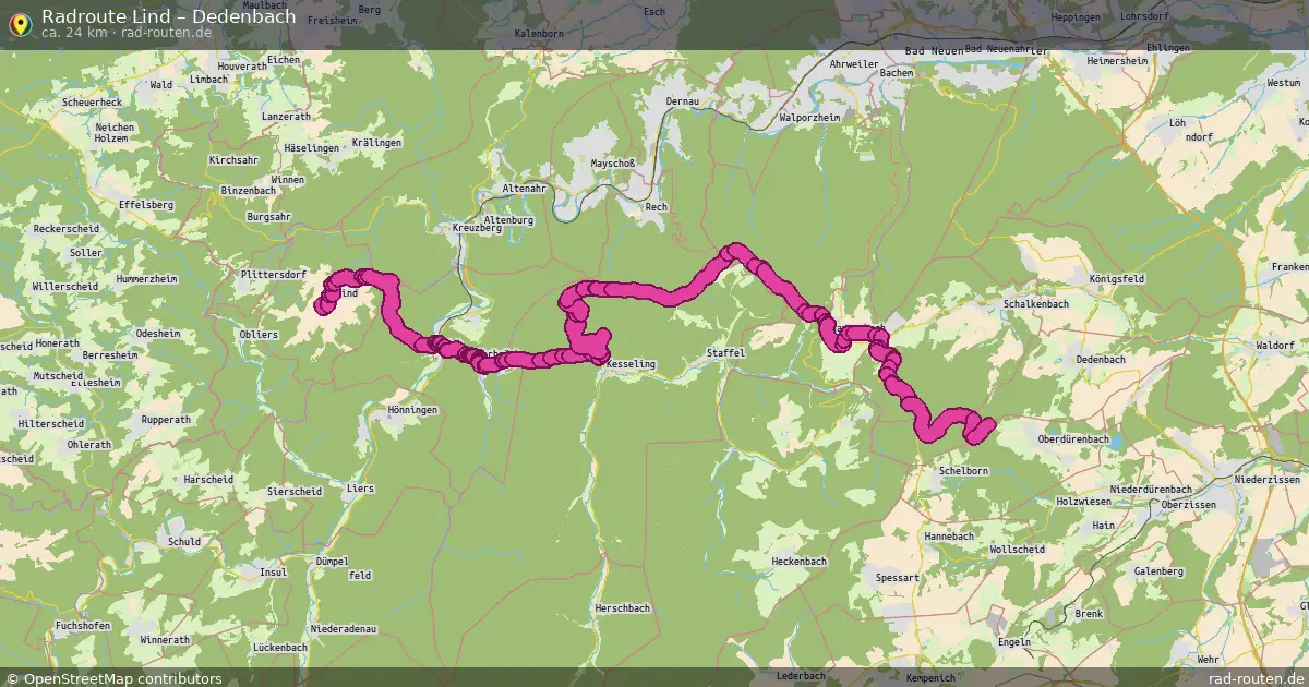 Radtour Lind – Dedenbach