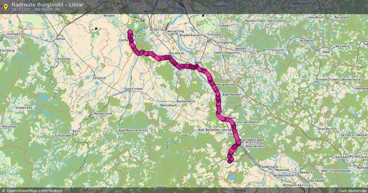Radtour Burgbrohl – Liblar