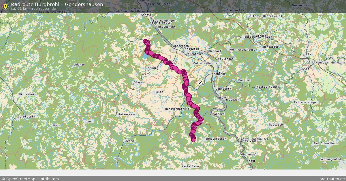 Radtour Burgbrohl – Gondershausen