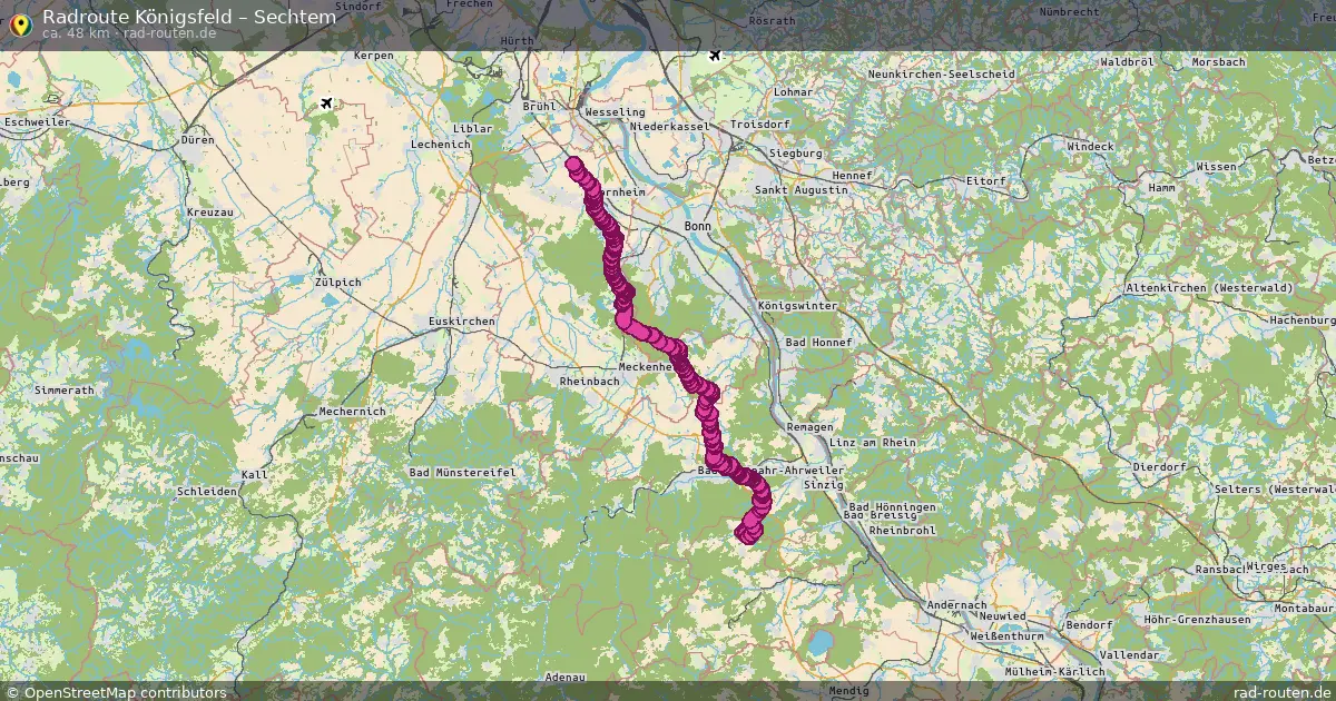 Radtour Königsfeld – Sechtem