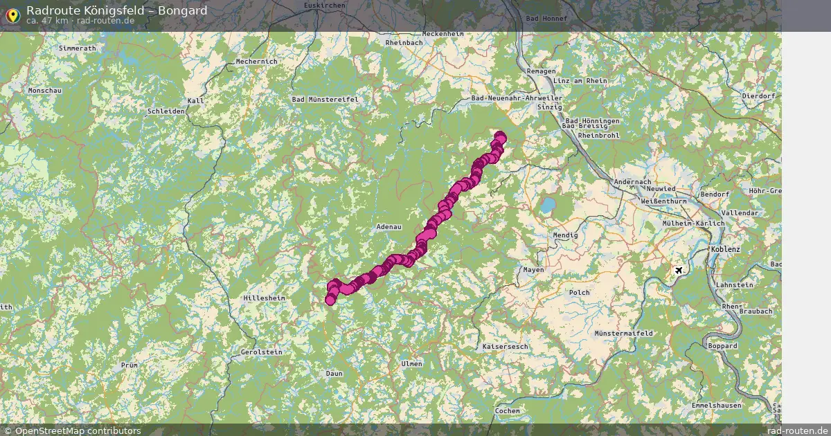 Radtour Königsfeld – Bongard