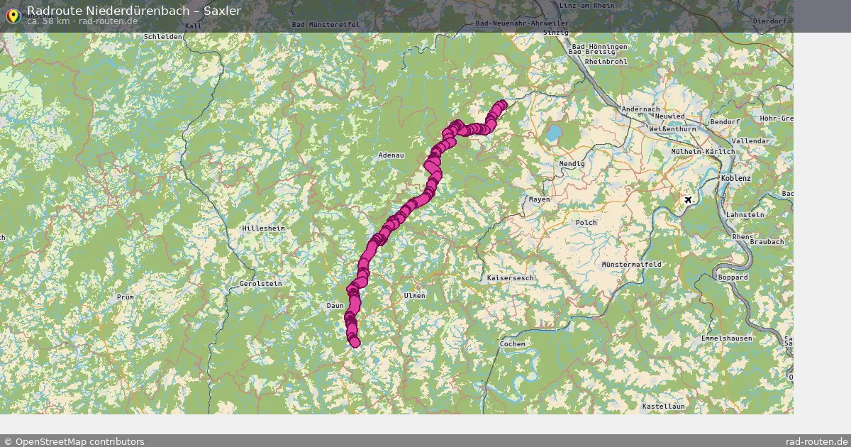 Radtour Niederdürenbach – Saxler