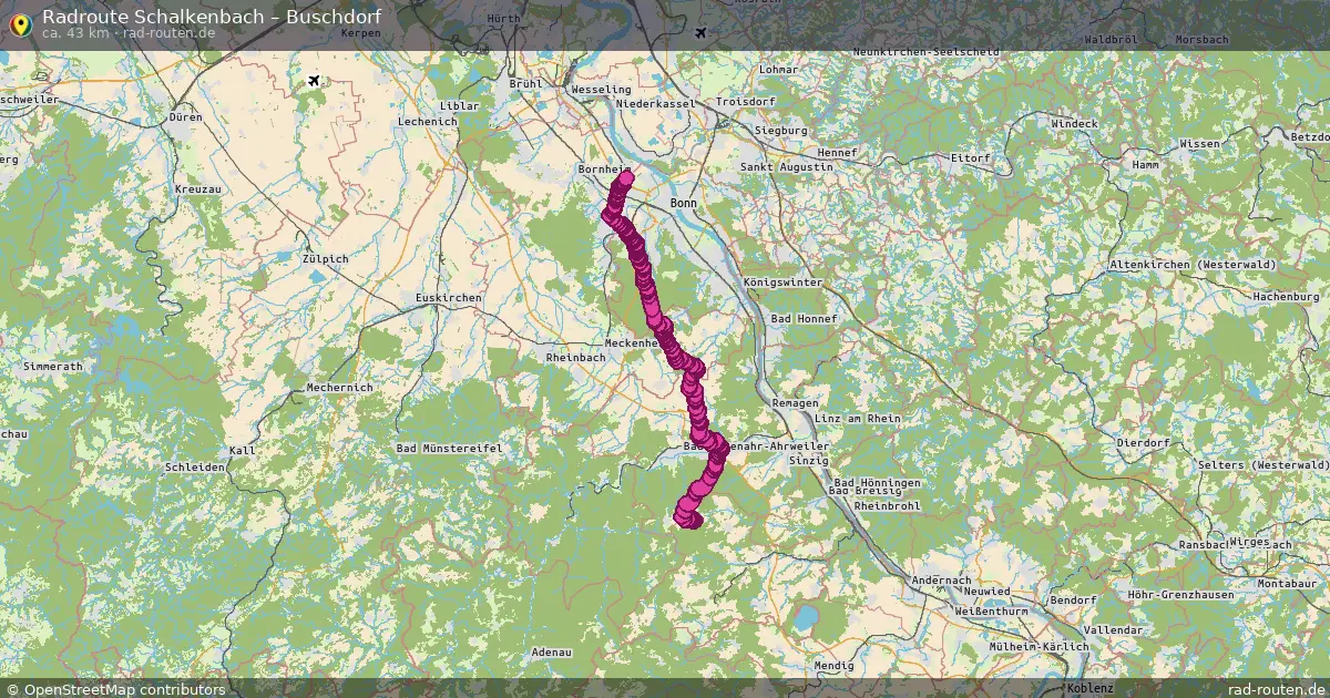 Radtour Schalkenbach – Buschdorf