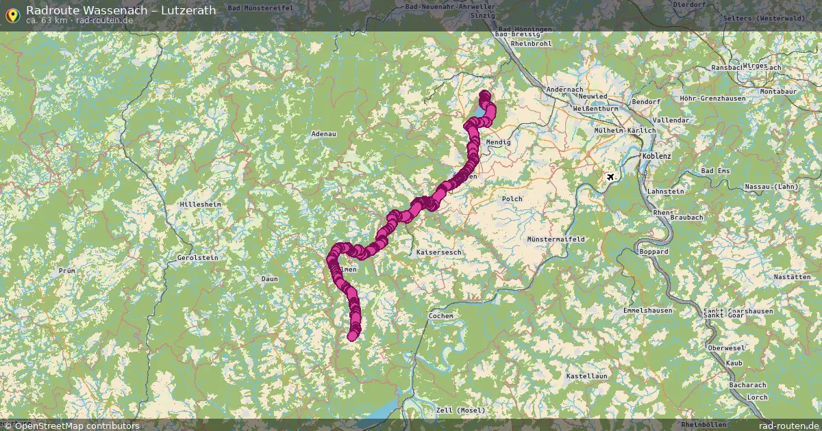Radtour Wassenach – Lutzerath
