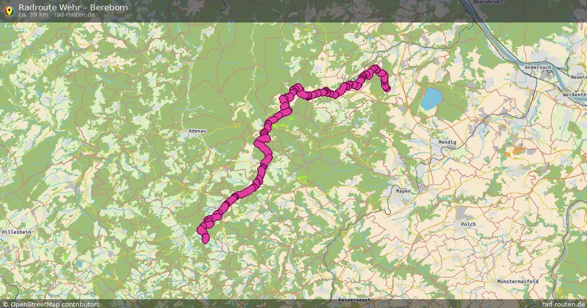 Radtour Wehr – Bereborn