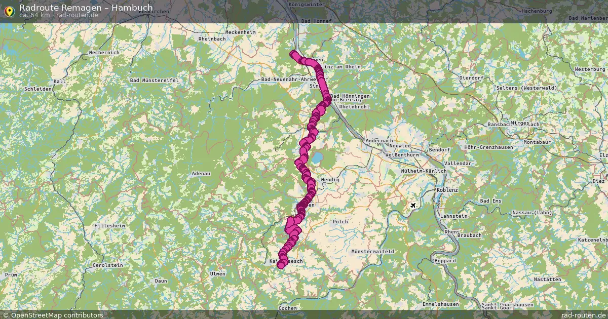 Radtour Remagen – Hambuch