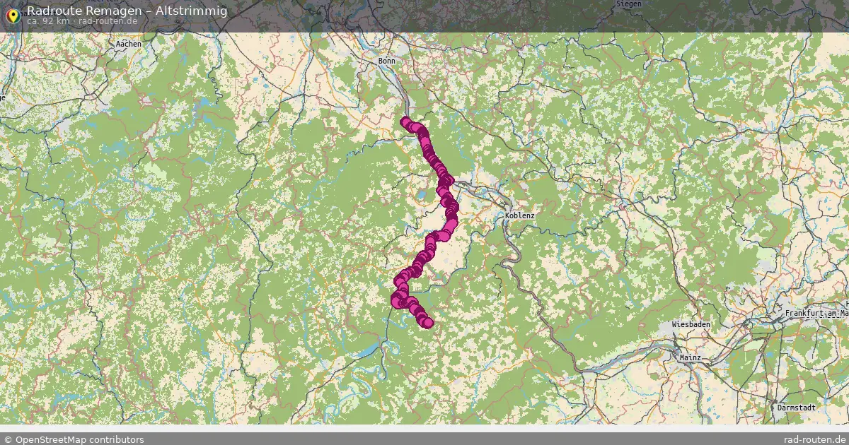 Radtour Remagen – Altstrimmig