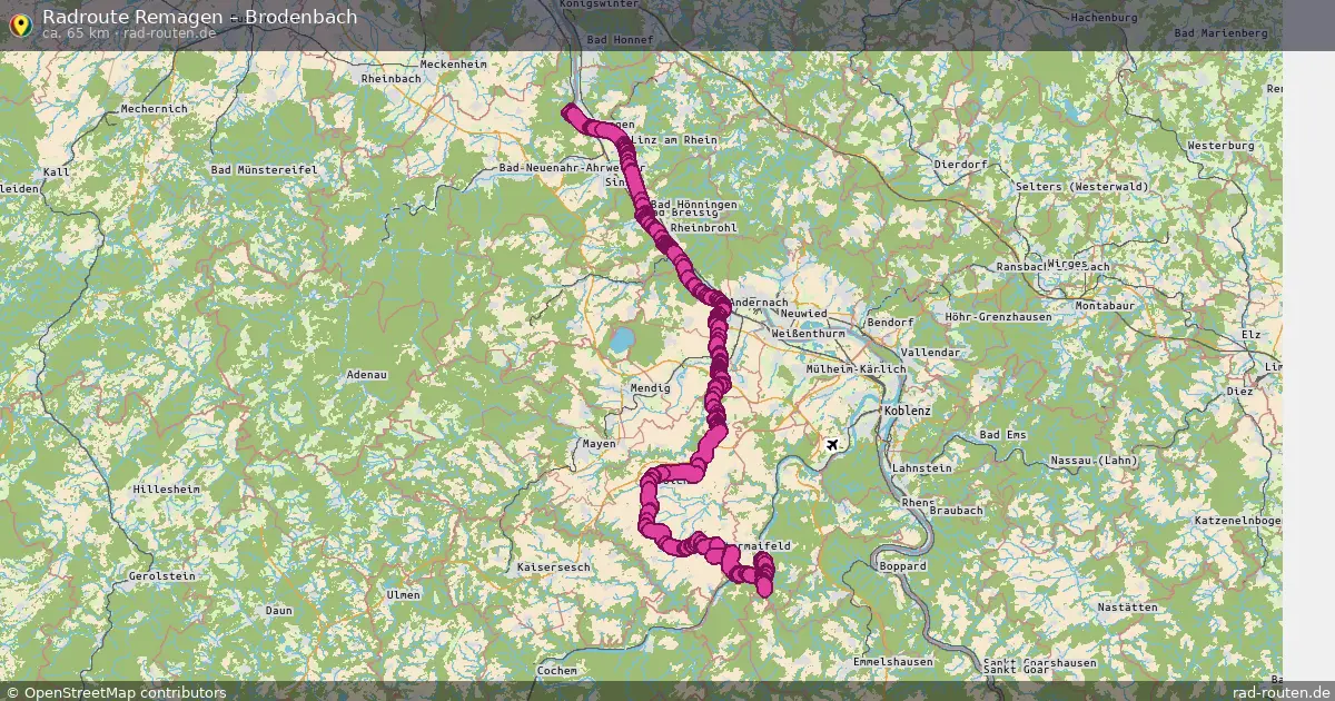 Radtour Remagen – Brodenbach