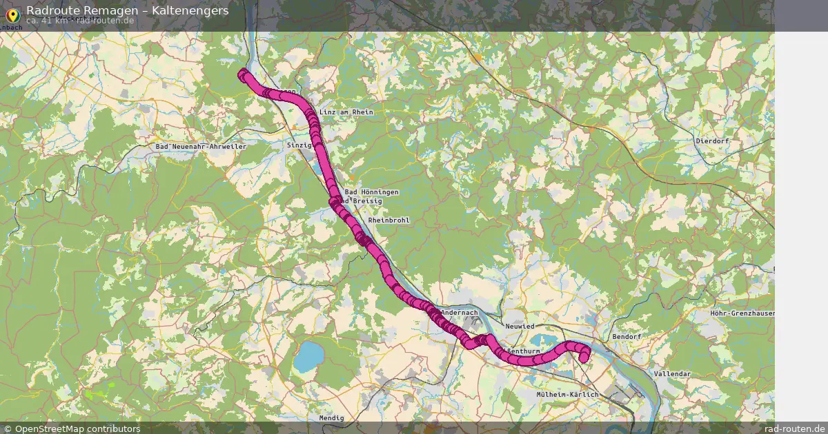 Radtour Remagen – Kaltenengers