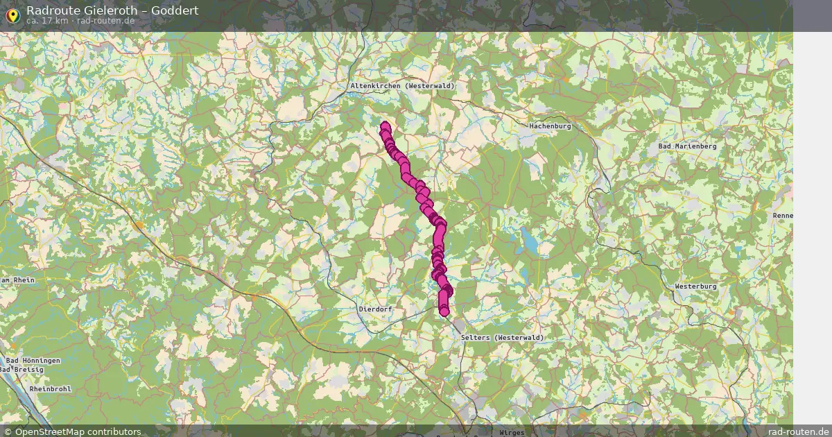 Fahrradroute Gieleroth – Goddert