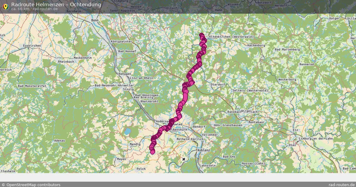 Radtour Helmenzen – Ochtendung
