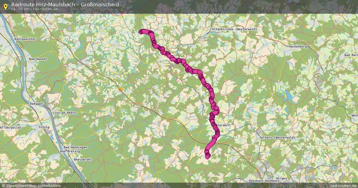Radtour Hirz-Maulsbach – Großmaischeid