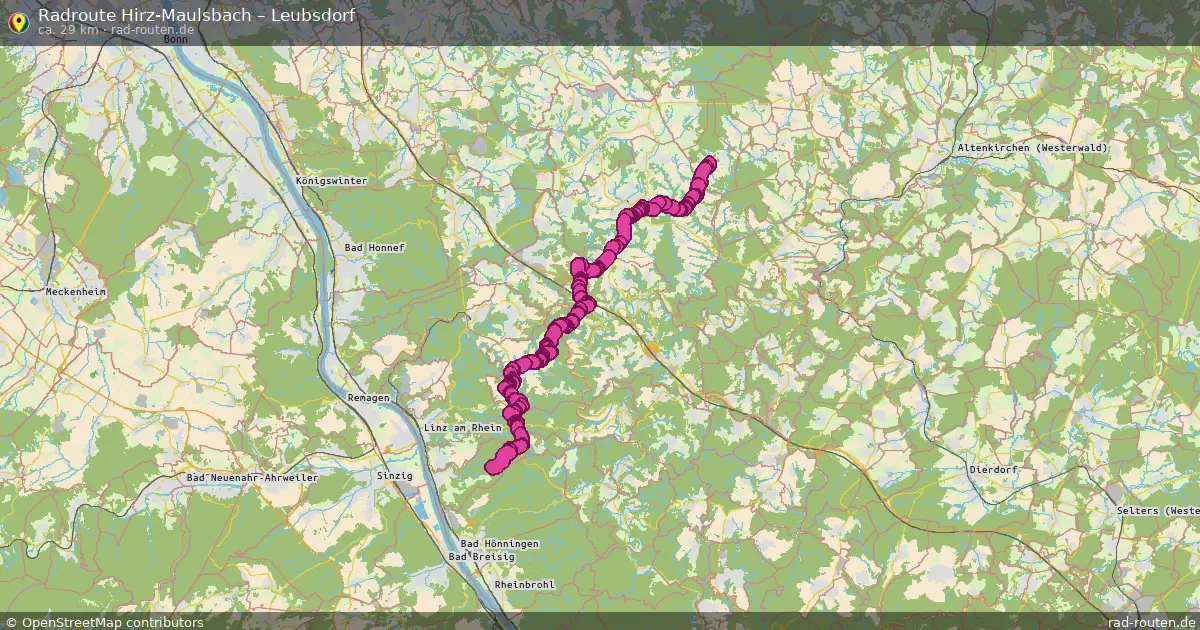 Radtour Hirz-Maulsbach – Leubsdorf